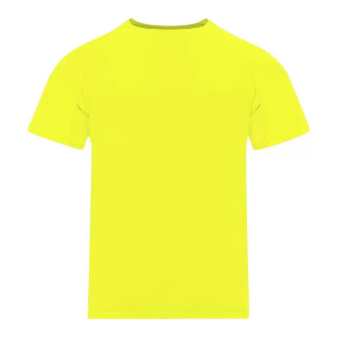 TEE-SHIRT DE SPORT ENFANT PERSONNALISABLE 'TAGODA 2.0' - jaune fluo