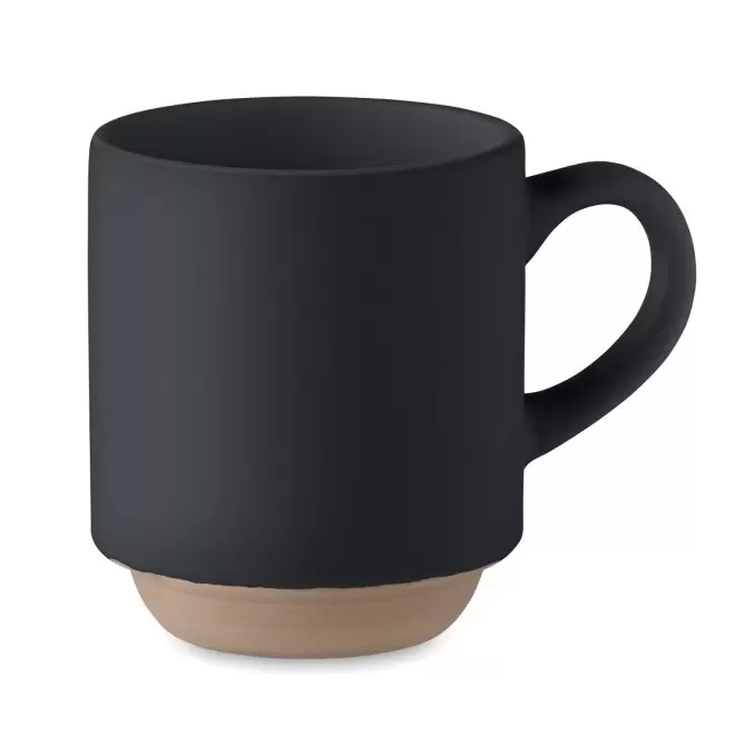 TASSE CERAMIQUE 170 ML PERSONNALISABLE 'BALOW' - noir