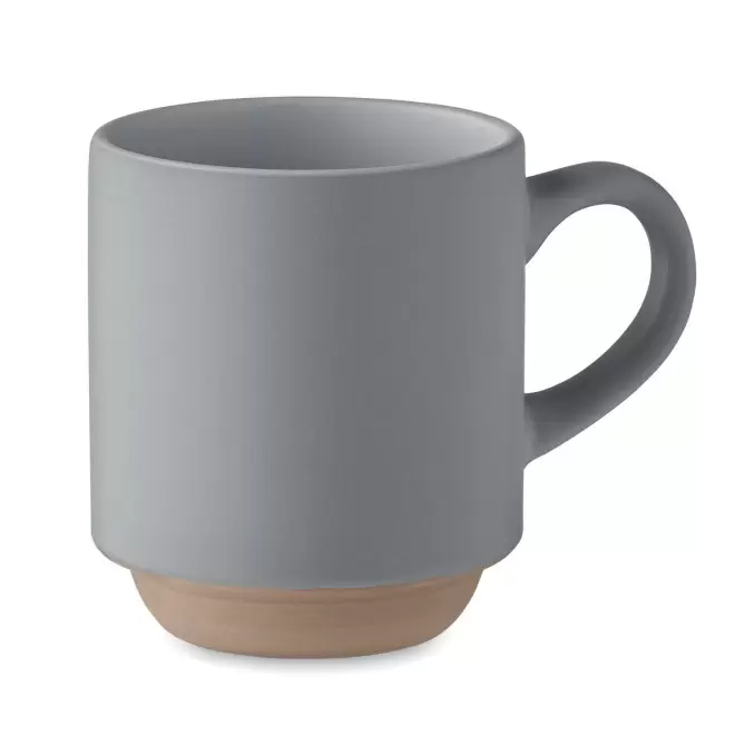 TASSE CERAMIQUE 170 ML PERSONNALISABLE 'BALOW' - gris