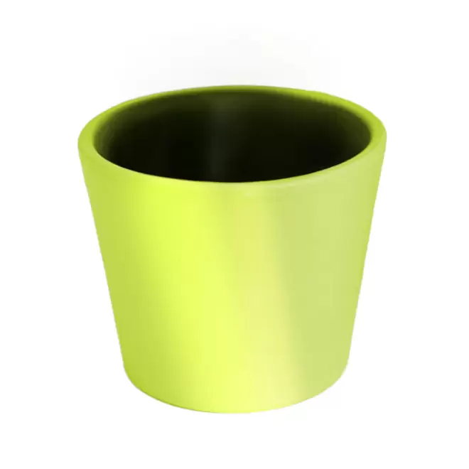 MINI PLANTE EN POT CERAMIQUE PERSONNALISABLE 'LIMIFO' - vert anis