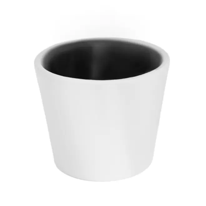 MINI PLANTE EN POT CERAMIQUE PERSONNALISABLE 'LIMIFO' - blanc