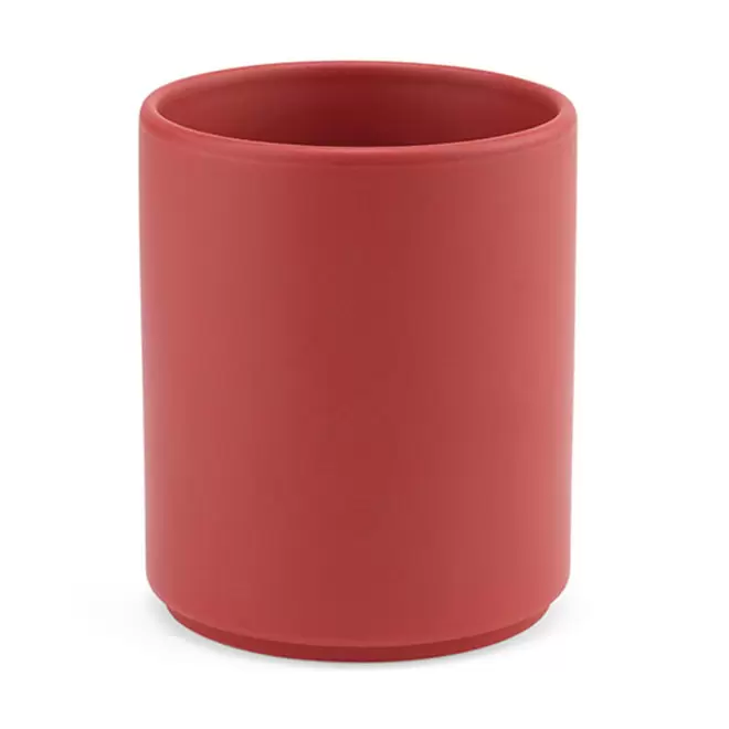 MUG CERAMIQUE 350 ML PERSONNALISABLE 'CAFLO' - rouge mat
