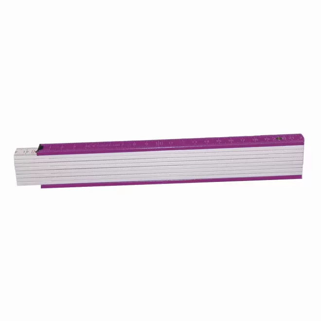 METRE PLIABLE PERSONNALISABLE 'MINESURA BI COLOR' - violet