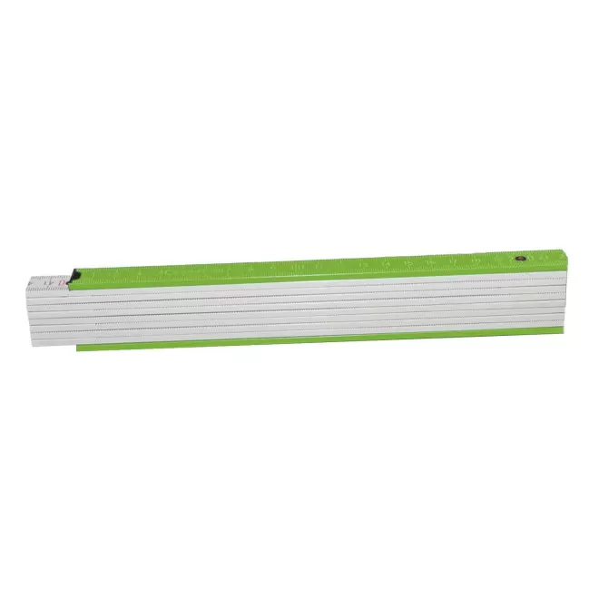 METRE PLIABLE PERSONNALISABLE 'MINESURA BI COLOR' - vert pomme