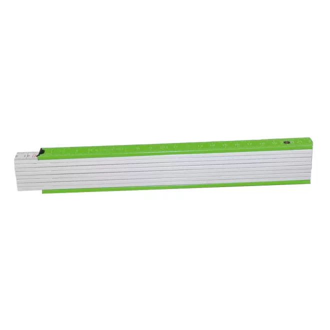 METRE PLIABLE PERSONNALISABLE 'MINESURA BI COLOR' - vert