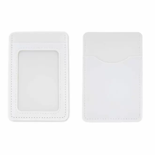 PORTE CARTE EN PU PERSONNALISABLE 'MALTICO' - blanc