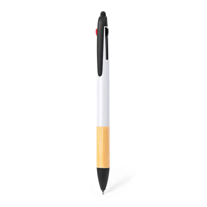 STYLO STYLET 3 COULEURS 'MAYALL BAMBOU' - blanc