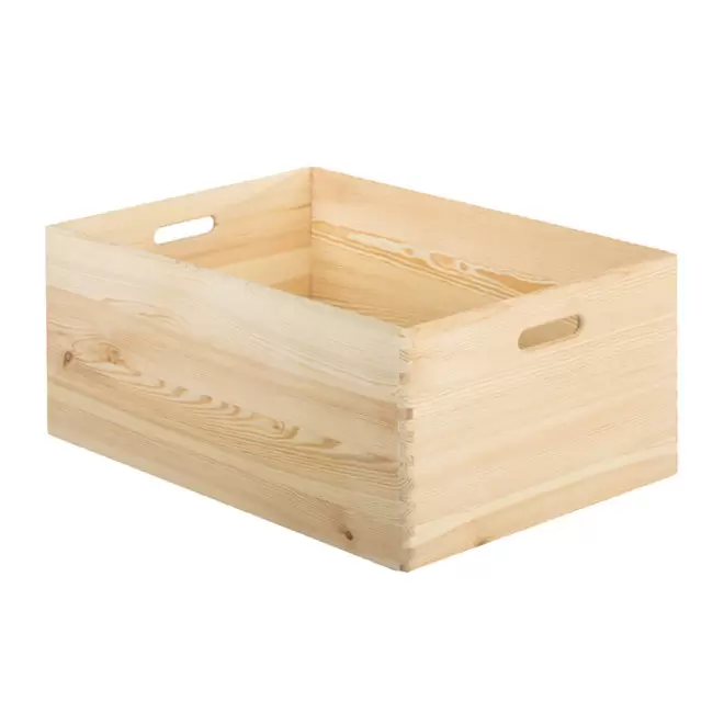 CAISSE EN BOIS PERSONNALISÉE 'KATAKO' - 60x40x23 cm