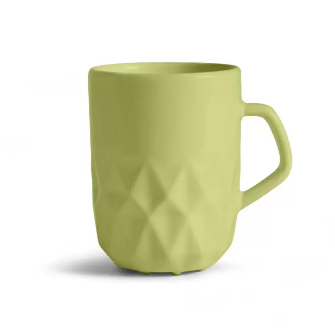 MUG CERAMIQUE PERSONNALISABLE EUROPE 280 ML 'CELESTA' - vert anis