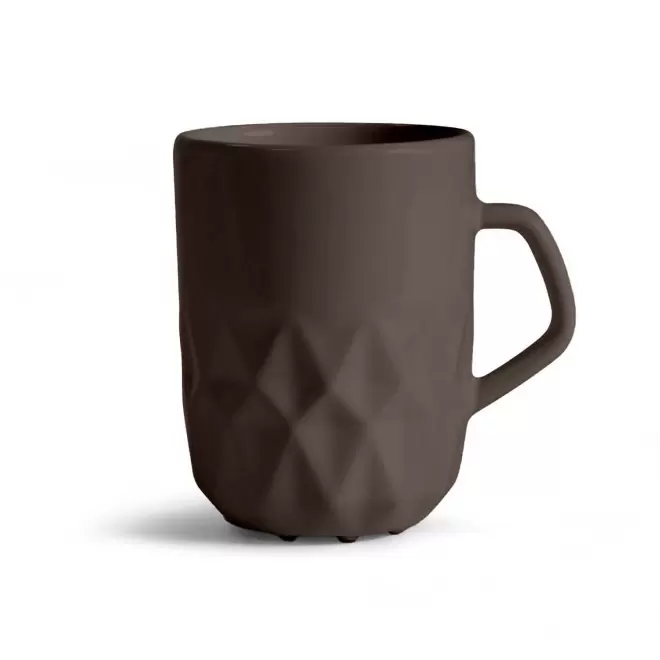 MUG CERAMIQUE PERSONNALISABLE EUROPE 280 ML 'CELESTA' - marron
