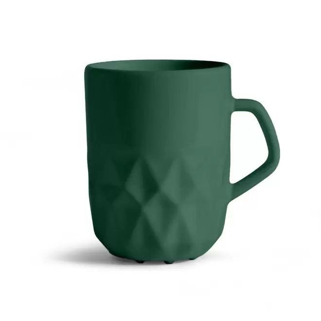 MUG CERAMIQUE PERSONNALISABLE EUROPE 280 ML 'CELESTA' - vert foncé mat