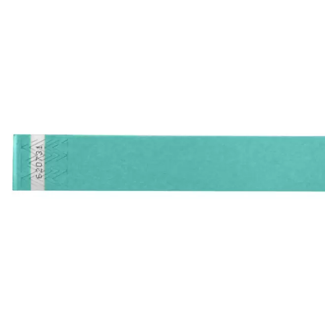 BRACELET EN PAPIER TYVEK® PERSONNALISABLE 'GUEST' 2.5 - aqua