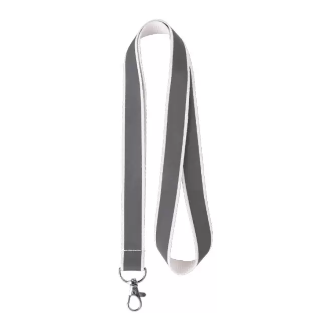 TOUR DE COU PERSONNALISÉ RÉFLÉCHISSANT 'LUMINO' - blanc