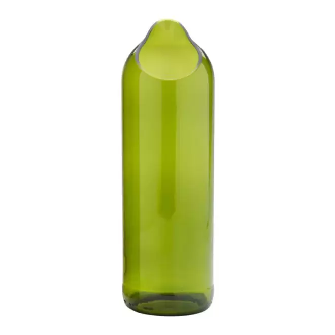 VASE EN VERRE PERSONNALISABLE 'RIRE' - vert