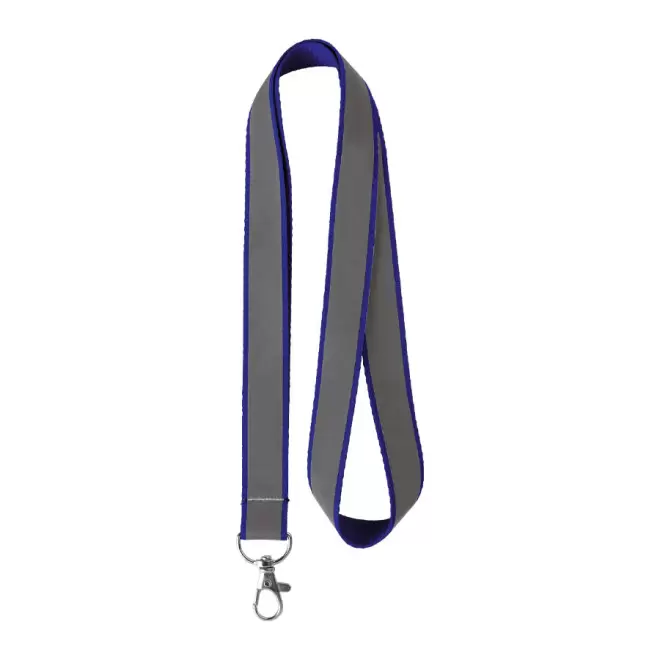 TOUR DE COU PERSONNALISÉ RÉFLÉCHISSANT 'LUMINO' - bleu foncé