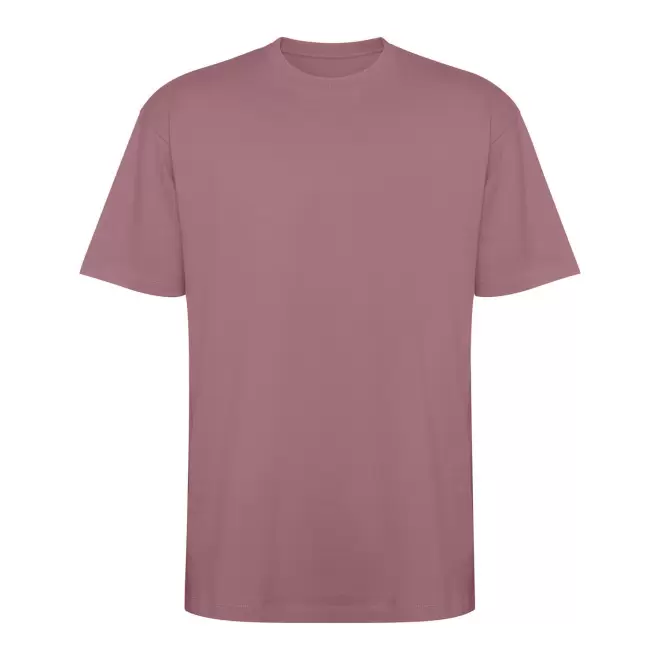 TEE-SHIRT MIXTE COULEUR PERSONNALISE 'BULL' - rose