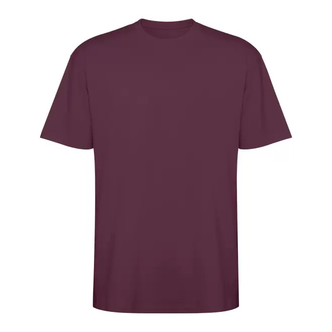 TEE-SHIRT MIXTE COULEUR PERSONNALISE 'BULL' - bordeaux