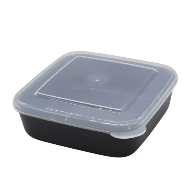LUNCH BOX PERSONNALISABLE 'CASETA' - noir