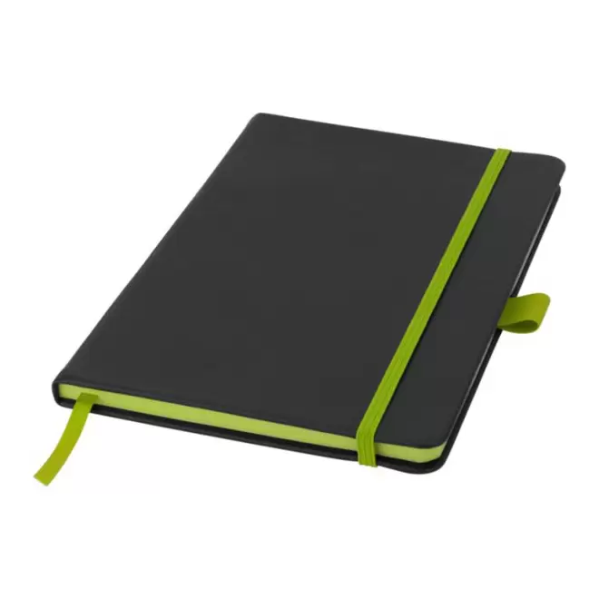 CARNET A5 PERSONNALISABLE EN PU 'LEVENTO COLOR' - vert