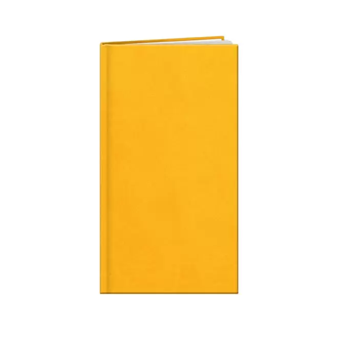 AGENDA DE POCHE 9,5x16,5 PERSONNALISABLE 'BUCKINGHAM' - jaune