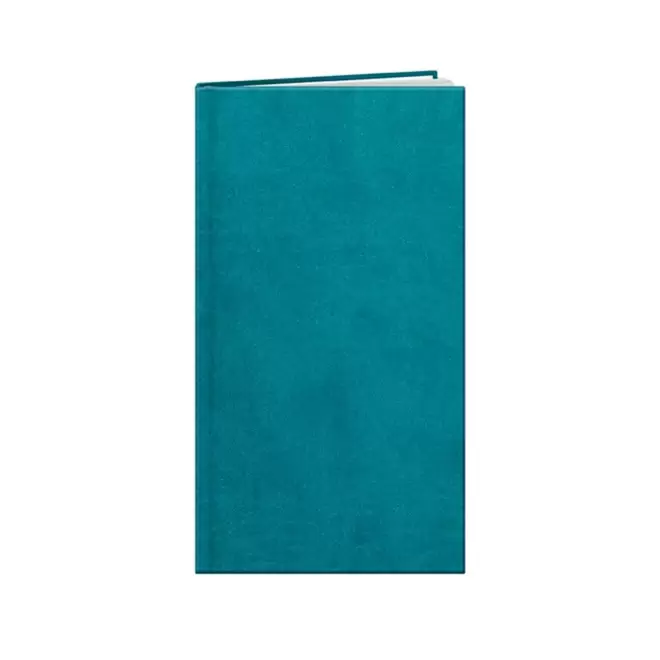 AGENDA DE POCHE 9,5x16,5 PERSONNALISABLE 'BUCKINGHAM' - bleu canard