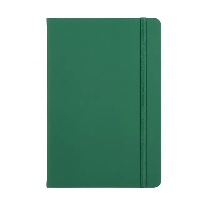 CARNET A5 EN PU PERSONNALISABLE 'TOMASO LIGNE' - vert foncé
