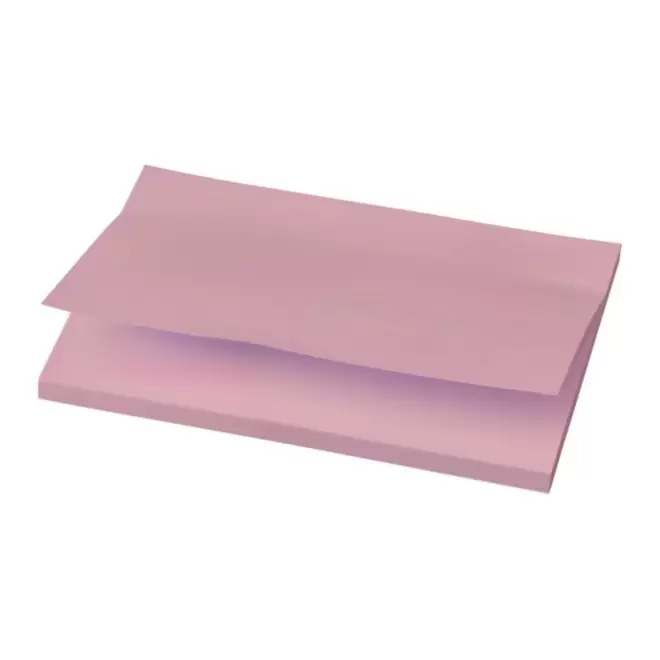 MEMOS REPOSITIONNABLES PUBLICITAIRES 'FORNOTE' 10x7.5 CM - rose