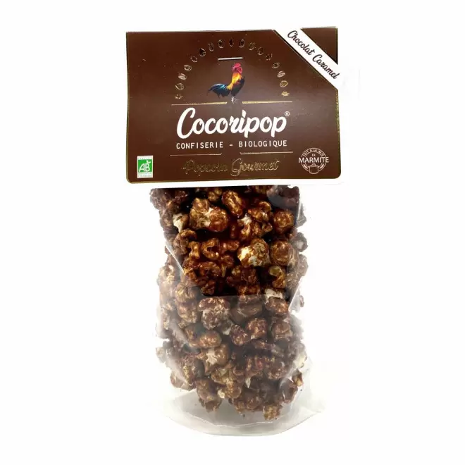 SACHET DE POPCORN 80G COCORIPOP® 'GOURMET' - chocolat caramel
