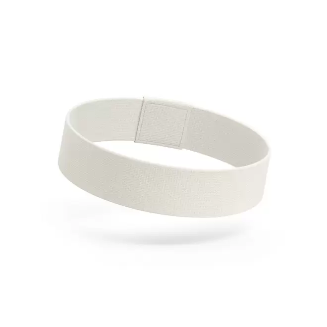 BRACELET ELASTIQUE PERSONNALISABLE SUR MESURE 'HYROKS' - blanc