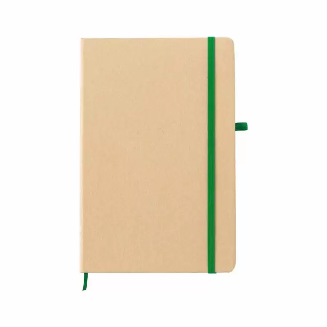 CARNET PERSONNALISÉ A5 EN PAPIER DE PIERRE 'PAPERAS' - vert
