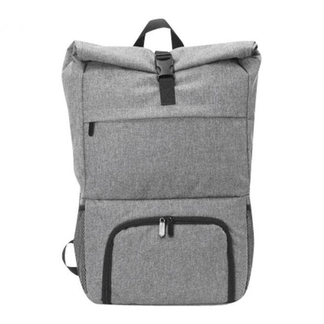 SAC À DOS PERSONNALISÉ À COMPARTIMENT ISOTHERME 'DUDIN' - gris