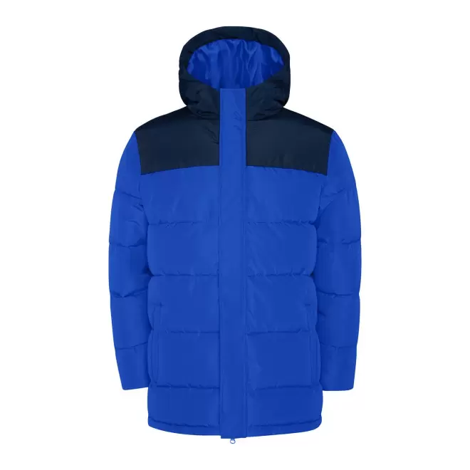 DOUDOUNE LONGUE ENFANT PERSONNALISEE 'TALLIN' - bleu royal/marine