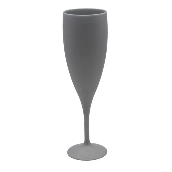 FLÛTE À CHAMPAGNE RÉUTILISABLE PERSONNALISÉE MIE 'CUPCHAMP EUROPE' 14CL - argenté