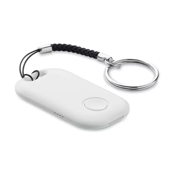 PORTE CLES PERSONNALISABLE CONNECTE BLUETOOTH 'LOCKI' - blanc