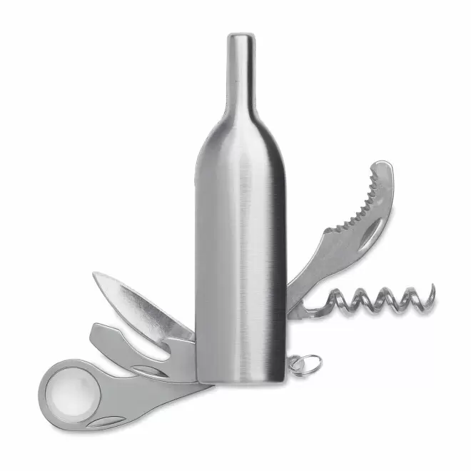 TIRE BOUCHON MULTIFONCTIONS PERSONNALISABLE 'CLOPTI' - gris