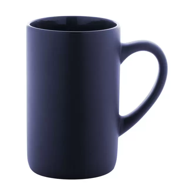 MUG CERAMIQUE PERSONNALISE 380ML 'BITWO' - bleu foncé