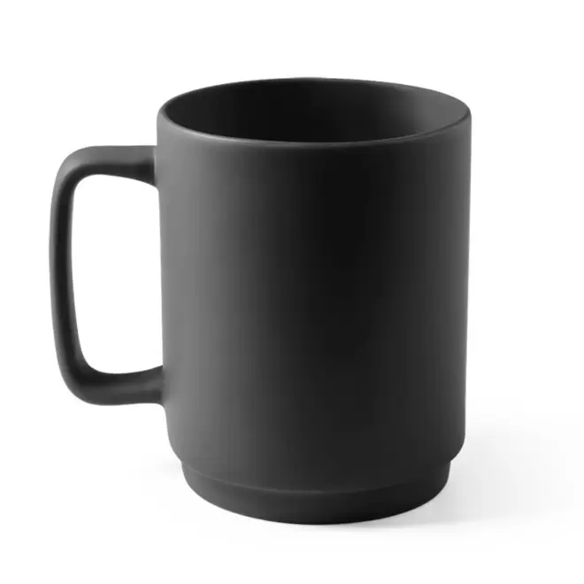 MUG EN CERAMIQUE PERSONNALISE 330 ML 'PANOLI' - noir