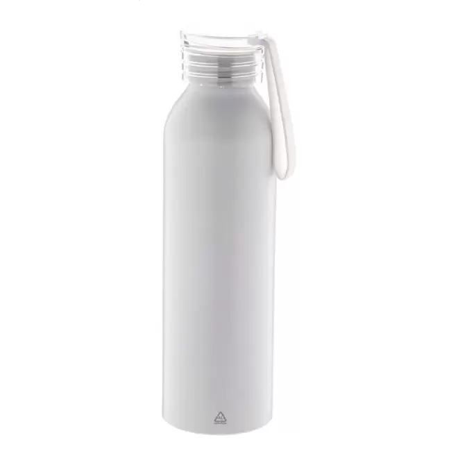 GOURDE ALU RECYCLE PERSONNALISEE 600 ML 'KILIMANDJARI' - blanc