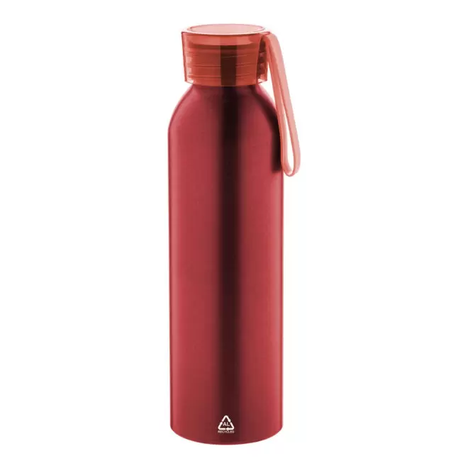 GOURDE ALU RECYCLE PERSONNALISEE 600 ML 'KILIMANDJARI' - rouge