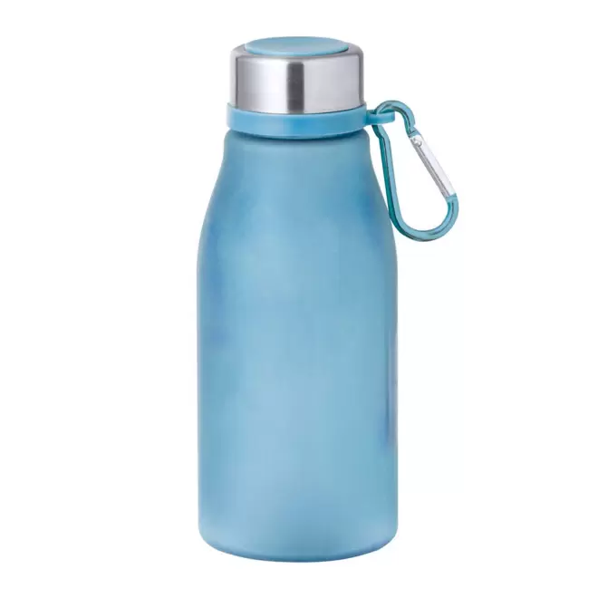 BOUTEILLE RPET PERSONNALISABLE 370 ML 'BRUNOMA MOUSQUETON' - bleu clair