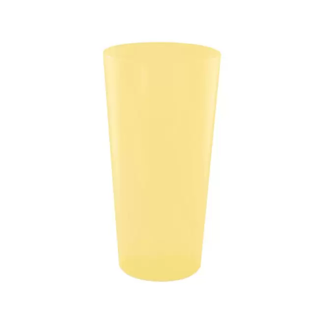 GOBELET MIF RÉUTILISABLE PERSONNALISÉ 60 CL 'CUPY' - jaune
