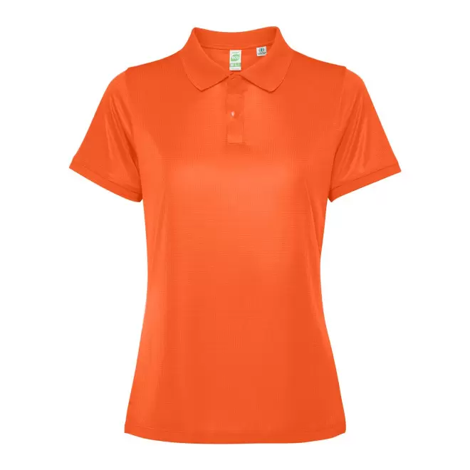 POLO DE SPORT FEMME PERSONNALISABLE 'TORMO' - orange