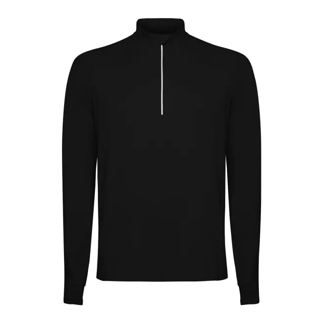 SWEAT DEMI-ZIP RESPIRANT HOMME PERSONNALISABLE 'ESTAMBUL' - noir