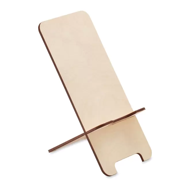 SUPPORT DE TELEPHONE PERSONNALISABLE 'RAPHO' - bois clair