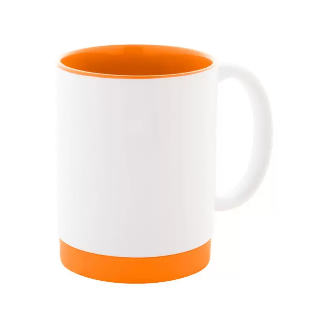 MUG CERAMIQUE 300 ML PERSONNALISABLE 'CLAUDIA' - orange