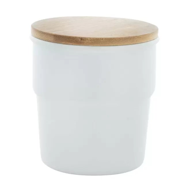 MUG CERAMIQUE 240ML BAMBOU PERSONNALISABLE 'STAS' - blanc