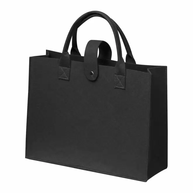 SAC PERSONNALISE EN FEUTRINE RPET 'CANDICE' - noir