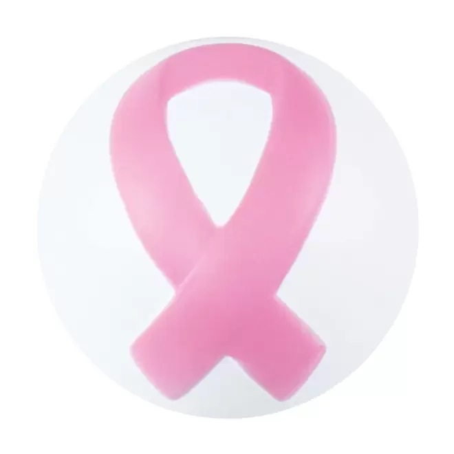 BALLE PERSONNALISEE ANTI STRESS RUBAN 'AYUDAS' - blanc