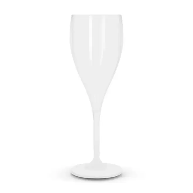 FLUTE A CHAMPAGNE TRITAN® PERSONNALISABLE MIF QUADRI 'SERULI' 16CL  - blanc