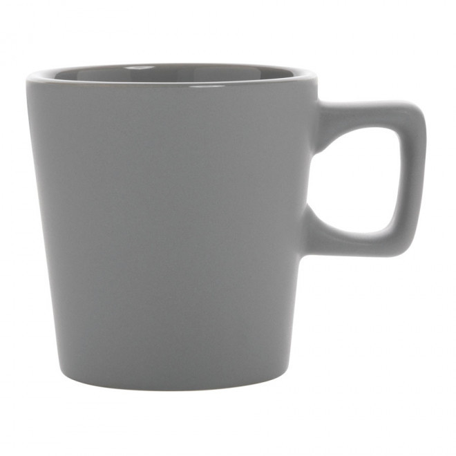 MUG PERSONNALISÉ EN CÉRAMIQUE 300 ML 'RISTRETTO' - gris